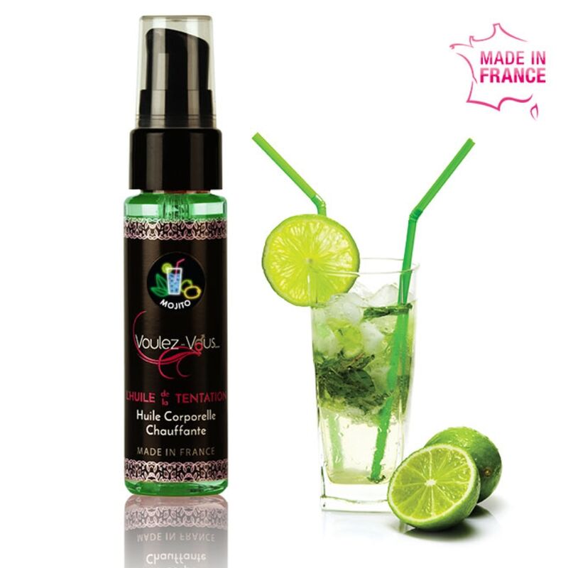 Ulei de Corp Incalzitor, Voulez-Vous, fara Conservanti, Mojito 35 ML