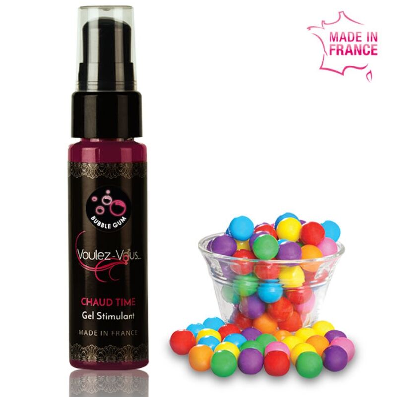 Gel Stimulant, Voulez-Vous, Efect Incalzitor, Aroma Bubblegum 35 ML